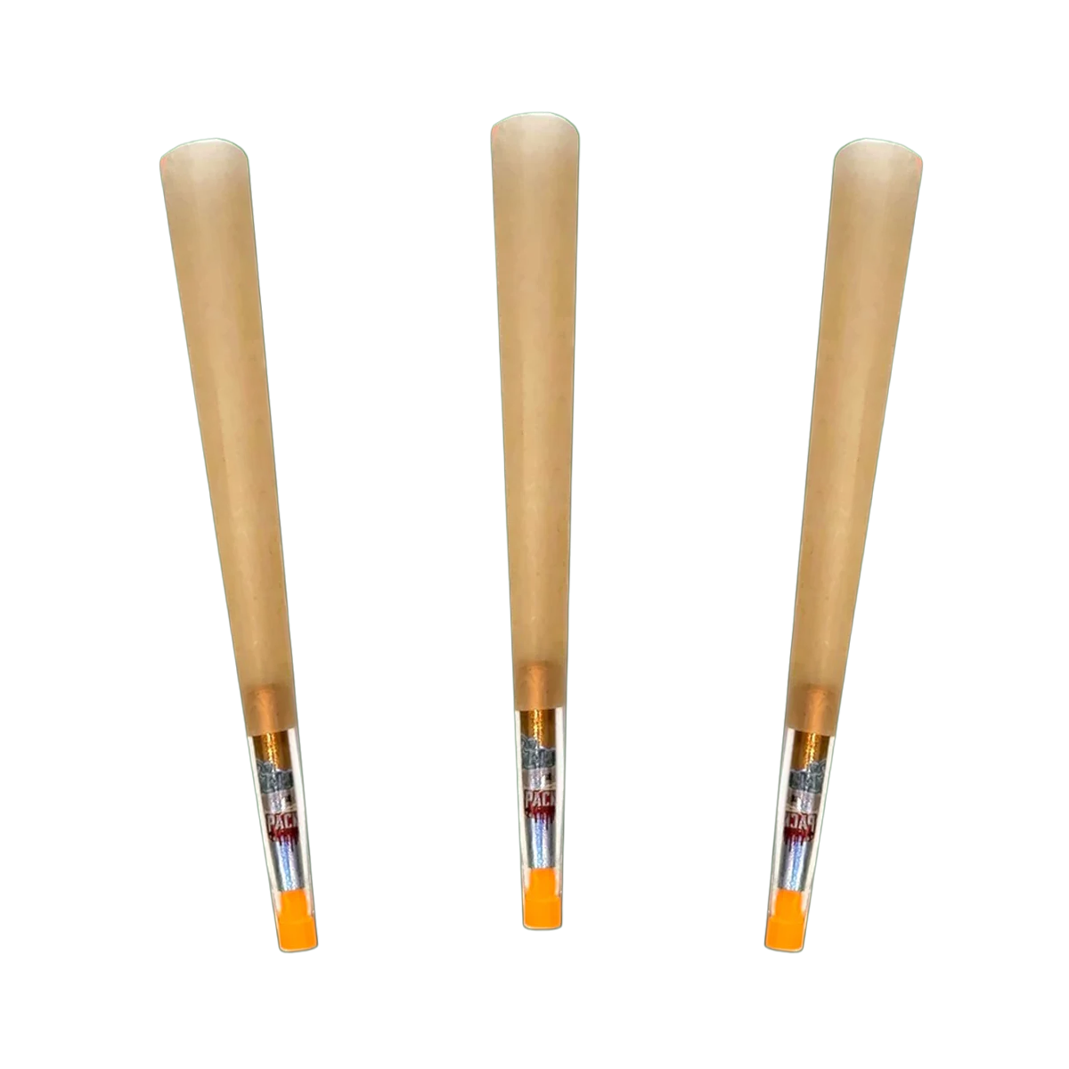 Packs x Glones Glass Tip 2 x Cones - Natural - Mini 1 1/4 (Twin Pack)