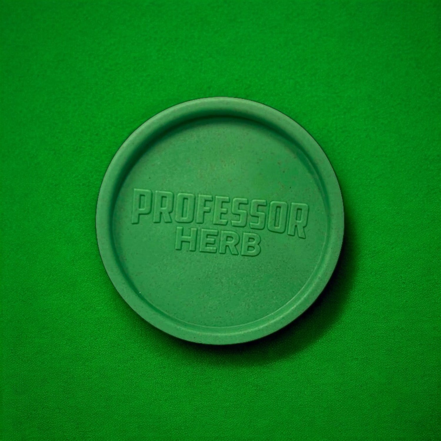 Professor Herb Biodegradable Hemp Shredder Grinder (2 Part) - Green - Image 3