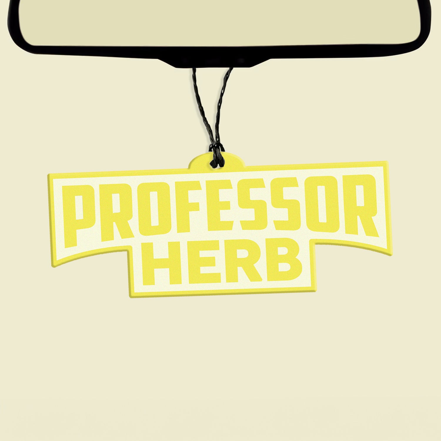 Professor Herb Car Air Freshener - Lemon - Image 2