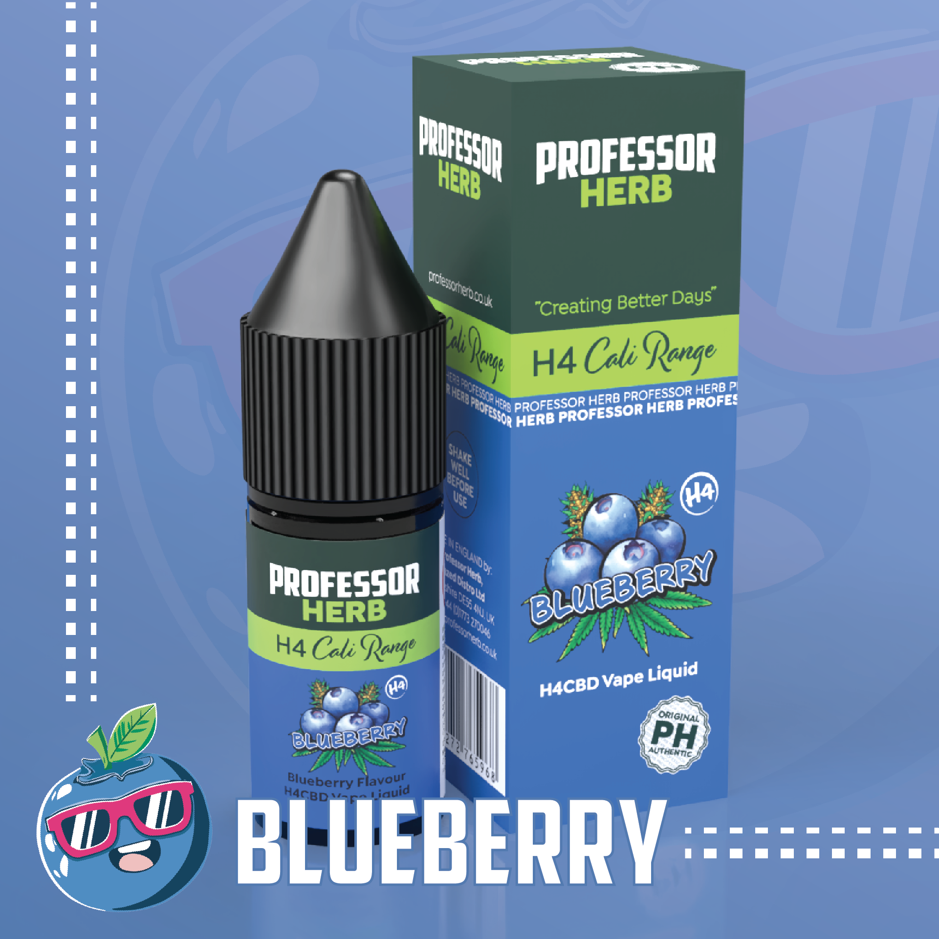Professor Herb H4CBD Vape Liquid - 1700mg 10ML - Image 15