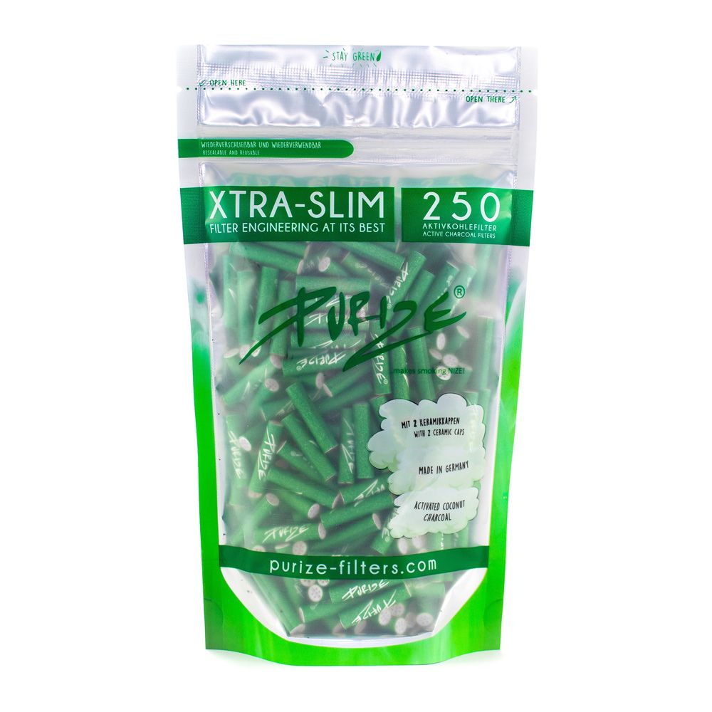 PURIZE® Activated Carbon Xtra Slim Filters Bag (250 pcs) - Image 2