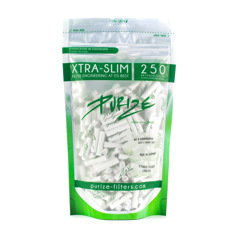 PURIZE® Activated Carbon Xtra Slim Filters Bag (250 pcs) - Image 8