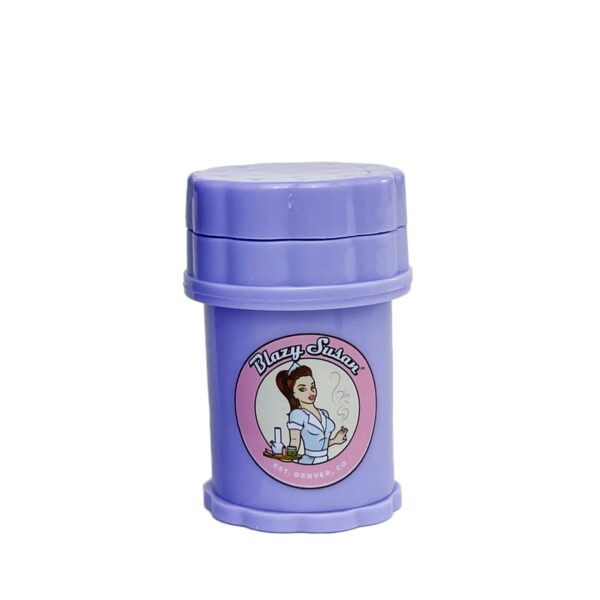 Blazy Susan 4-Piece Mini Herb Saver Grinders — Purple