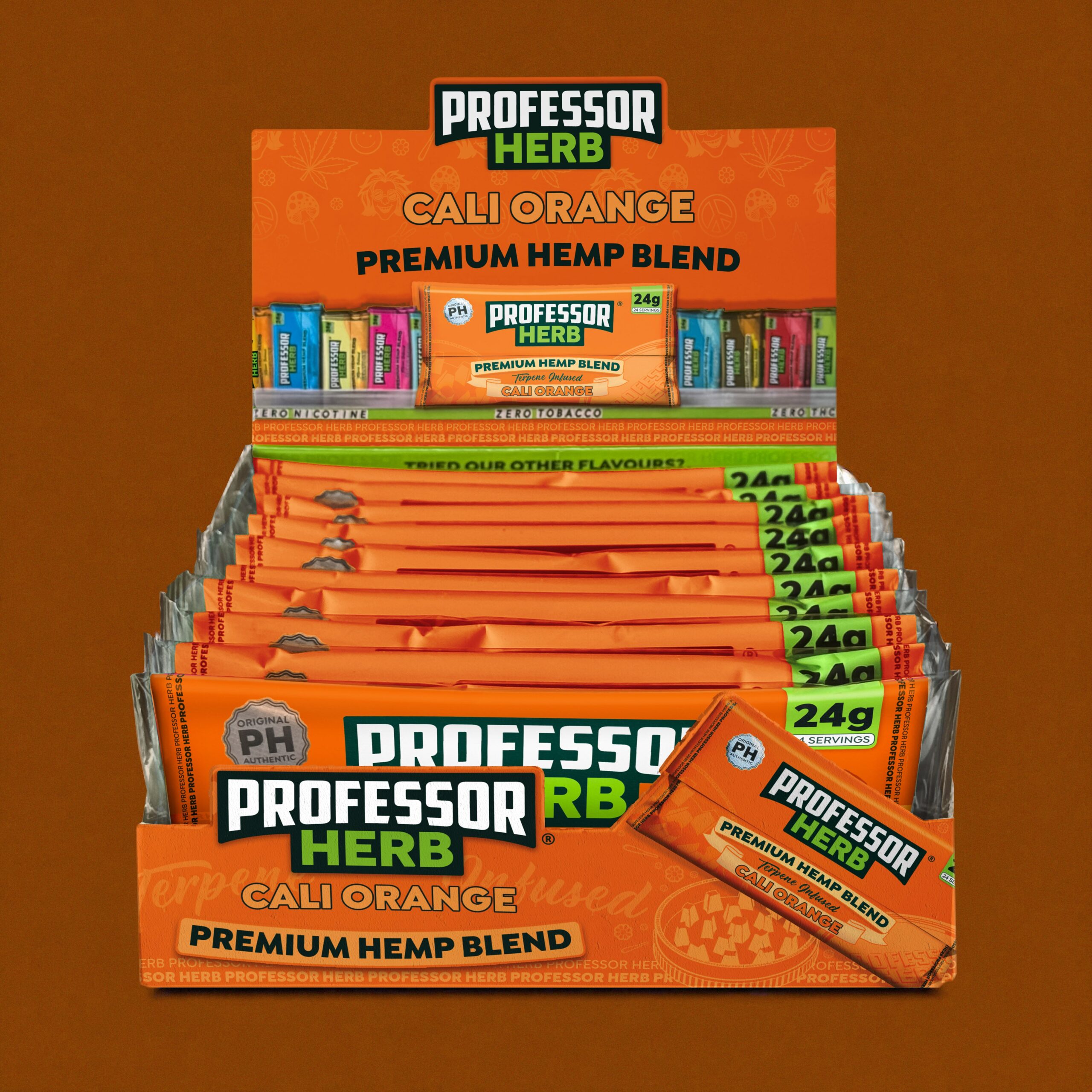 Professor Herb Premium Hemp Blend (24g) - Cali Orange - Image 3