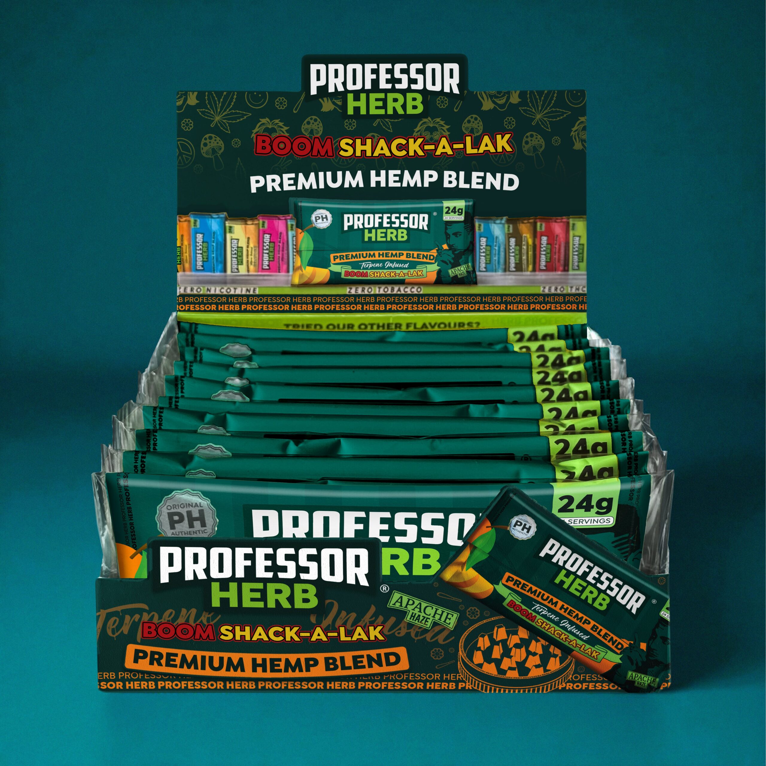 Professor Herb Premium Hemp Blend (24g) - Apache Haze - Image 3