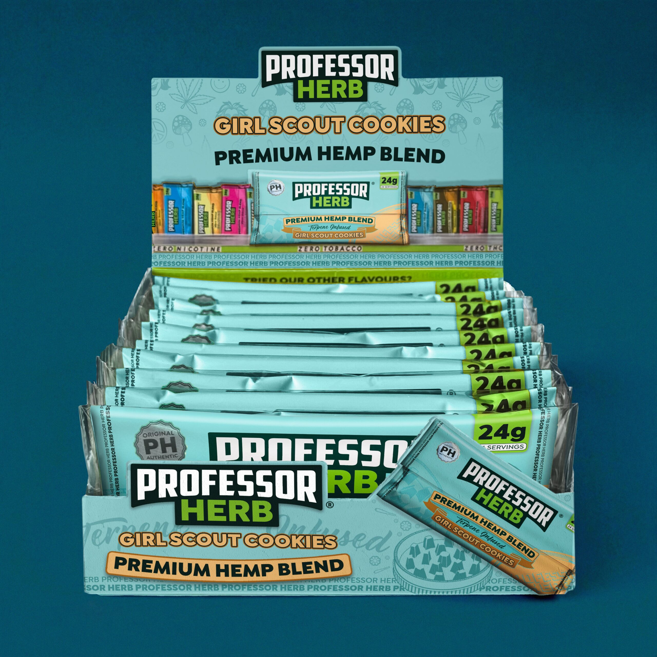 Professor Herb Premium Hemp Blend (24g) - Girl Scout Cookies - Image 3