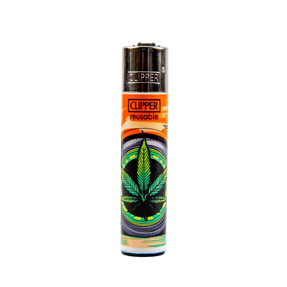 Clipper Lighter Cartoon Leaves - Image 2