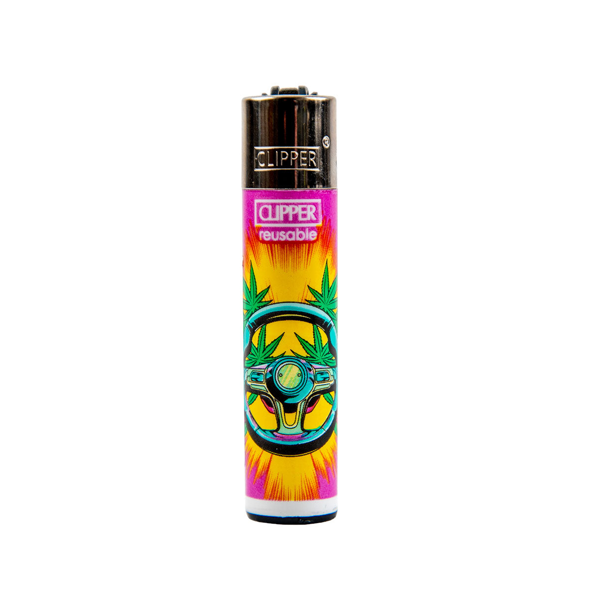 Clipper Lighter Cartoon Leaves - Image 4