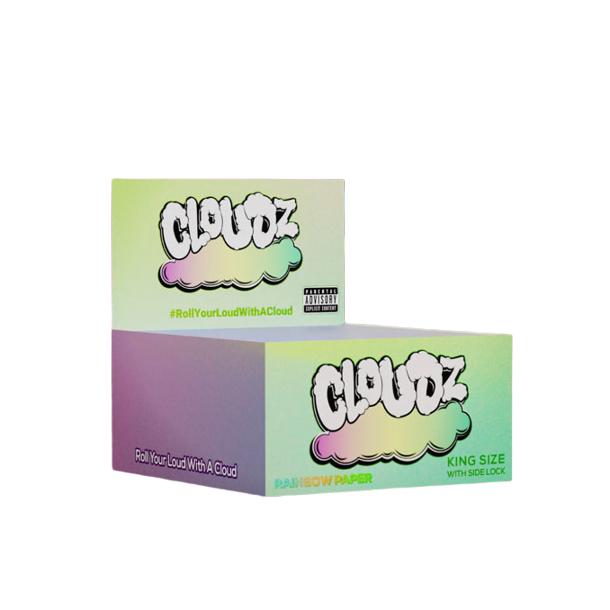 Cloudz King Size Rolling Papers with Side Lock - Image 6