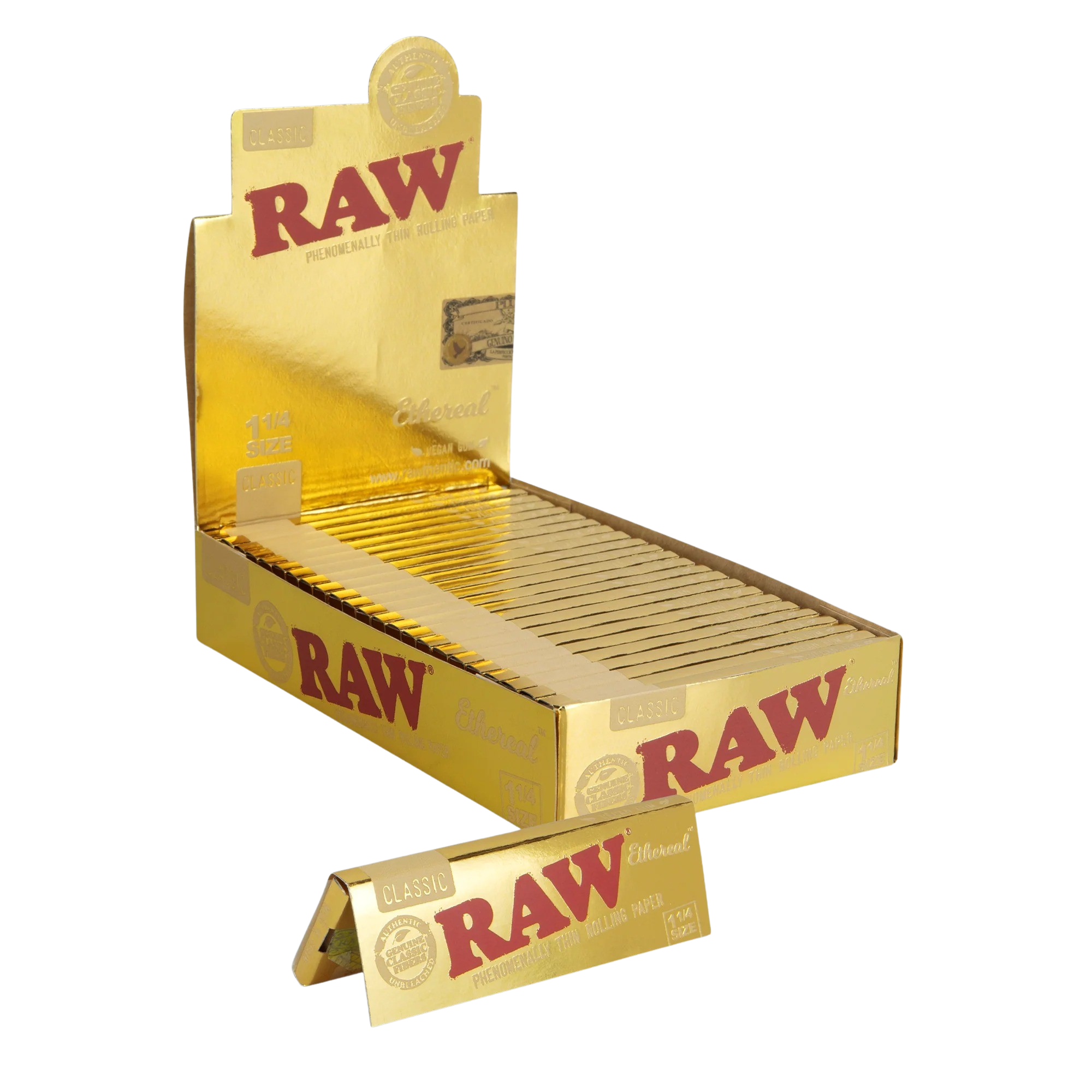 RAW Ethereal Classic 1¼ Thin Rolling Papers - Image 2