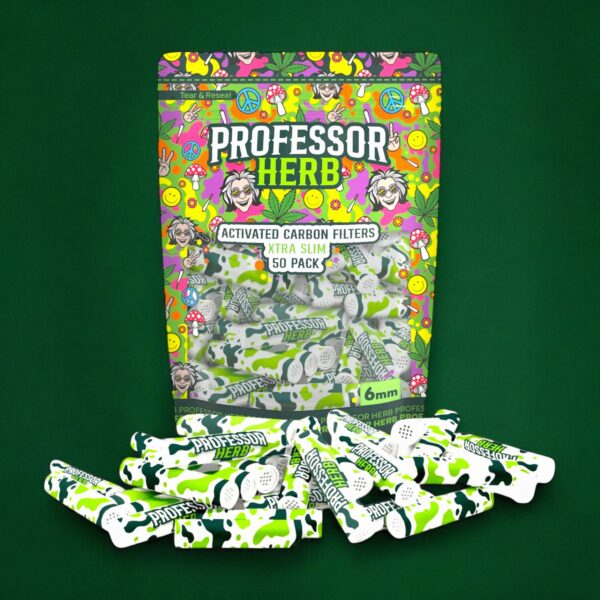 Professor Herb Activated Carbon Filters - Xtra Slim (50)