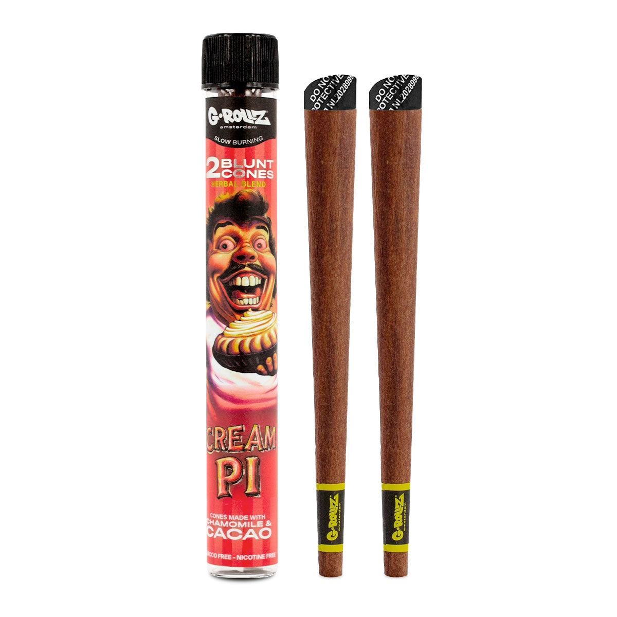 G-Rollz 'Herbal Blend' 2 Blunt Cones Terpene Infused with Yerba Mate, Chamomile & Cacao - Image 3