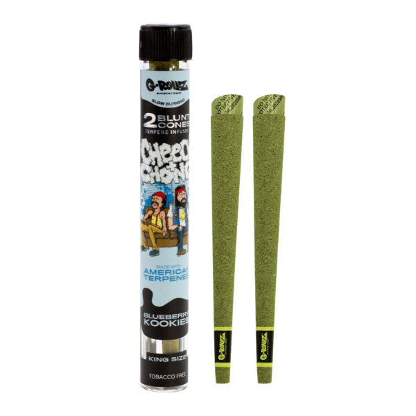 G-Rollz Cheech & Chong Terpene Infused Hemp Blunts - Blueberry Kookies