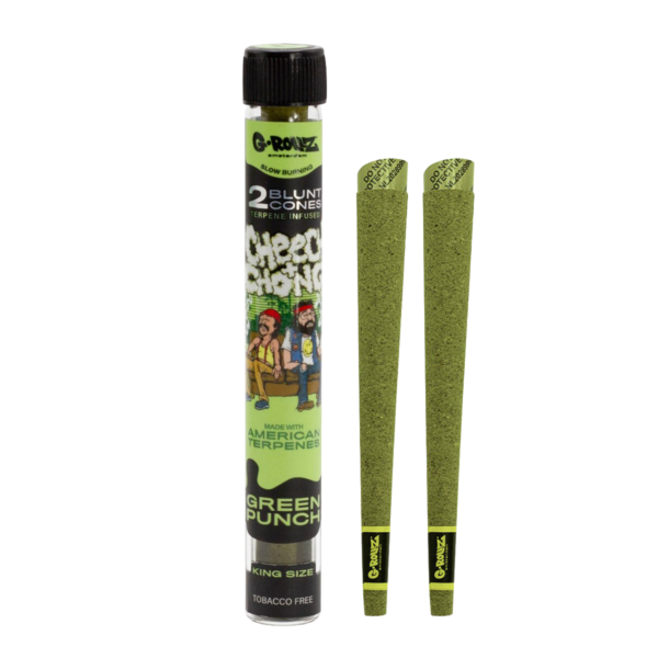 G-Rollz Cheech & Chong Terpene Infused Hemp Blunts - Green Punch