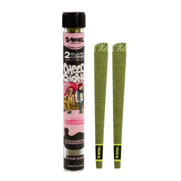 G-Rollz Cheech & Chong Terpene Infused Hemp Blunts - Strawberry Cheesecake