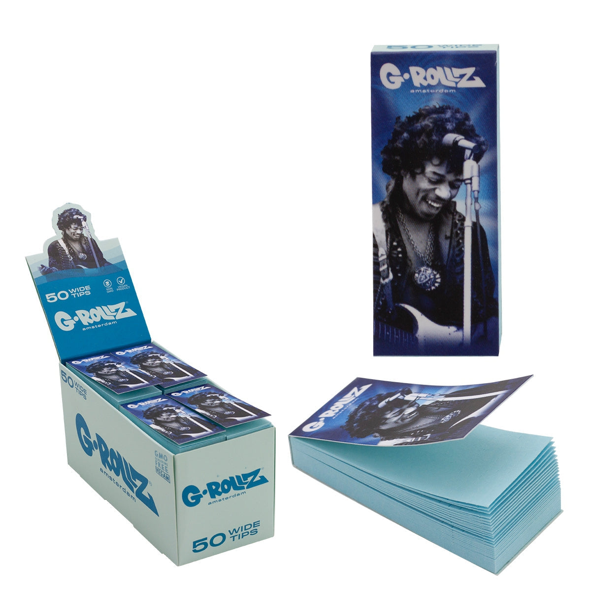 G-Rollz Radio Days Wide Filter Tips - Image 2