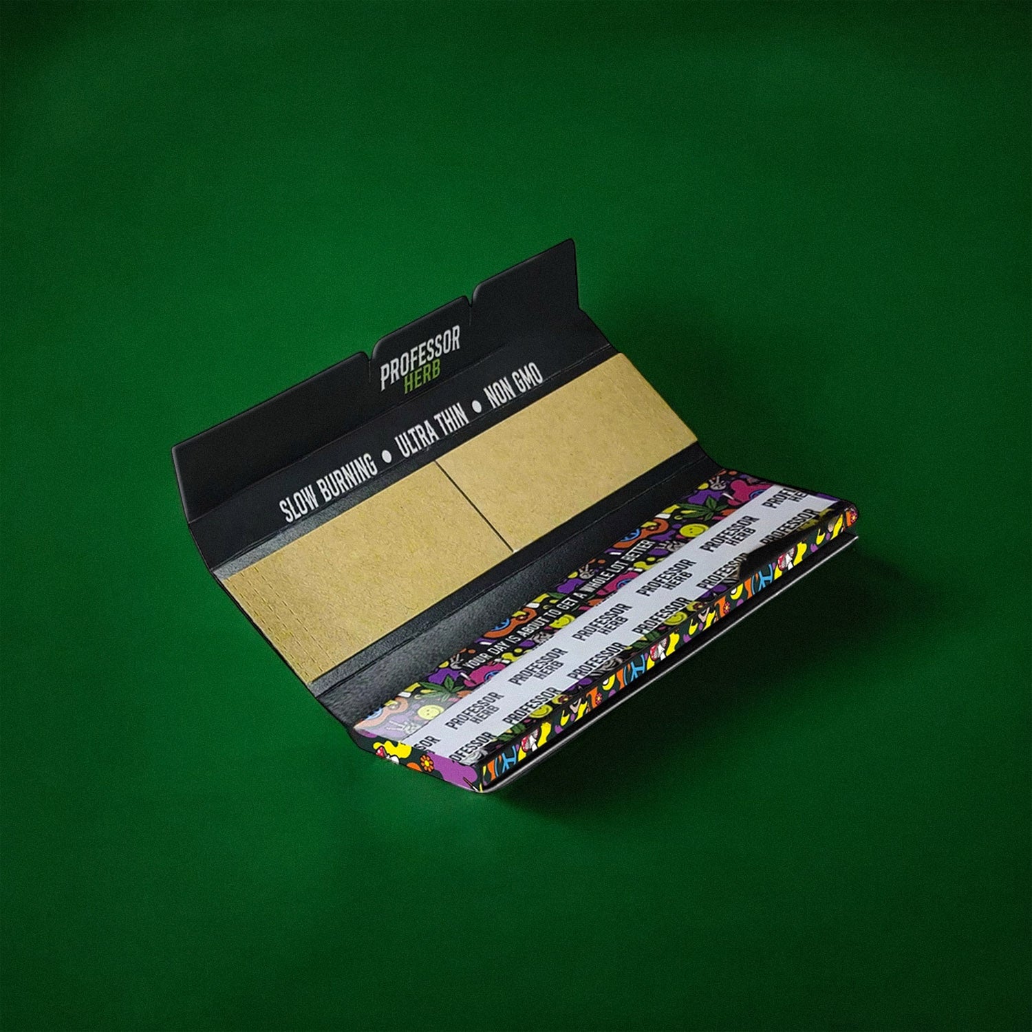 Professor Herb King Size Rolling Papers & Tips - Organic Hemp Paper (Box of 32) - Image 2