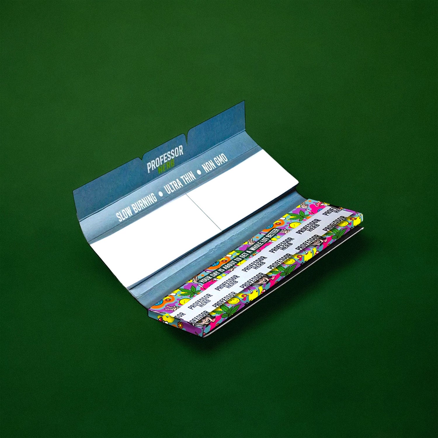 Professor Herb King Size Rolling Papers & Tips - Ultra Thin Rice Paper (Box of 32) - Image 2