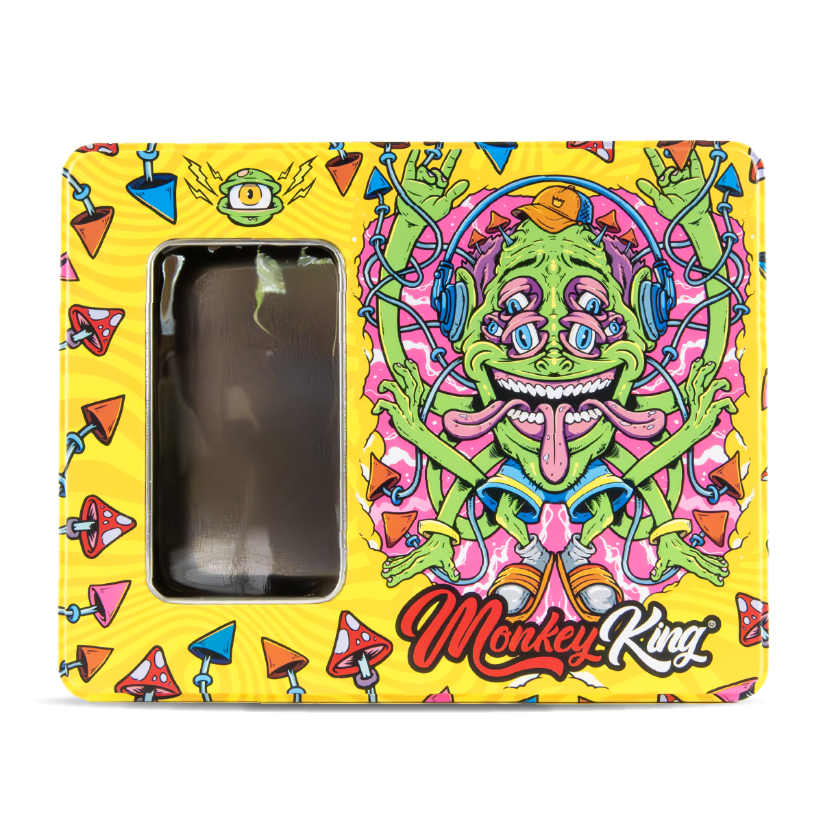 Monkey King Large Metal Storage Box with Window - Image 3