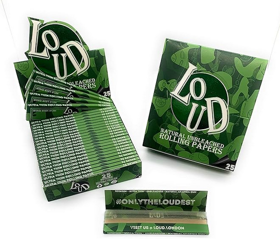 Loud Ldn XLoud Rolling Papers: Natural Unbleached - King Size - Image 2