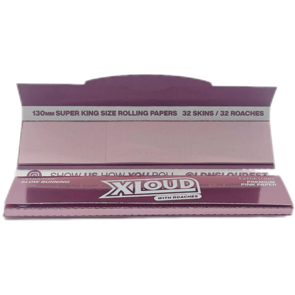 Loud Ldn XLoud Rolling Papers & Tips: Rose Gold - Extra Long — Single Pack