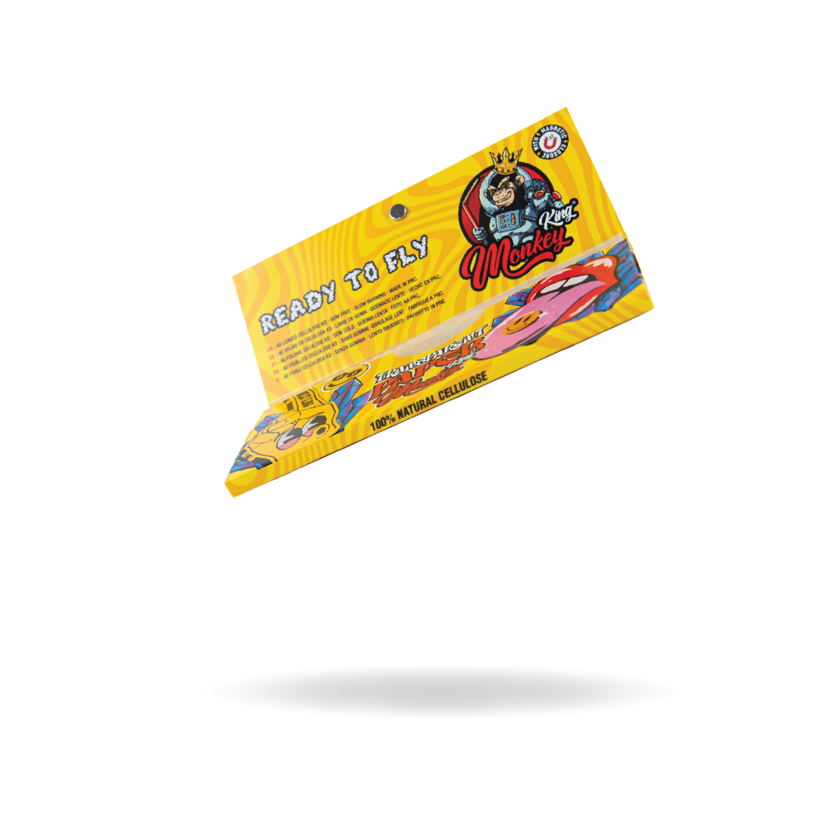 Monkey King Cellulose Wraps: Transparent - King Size - Image 4