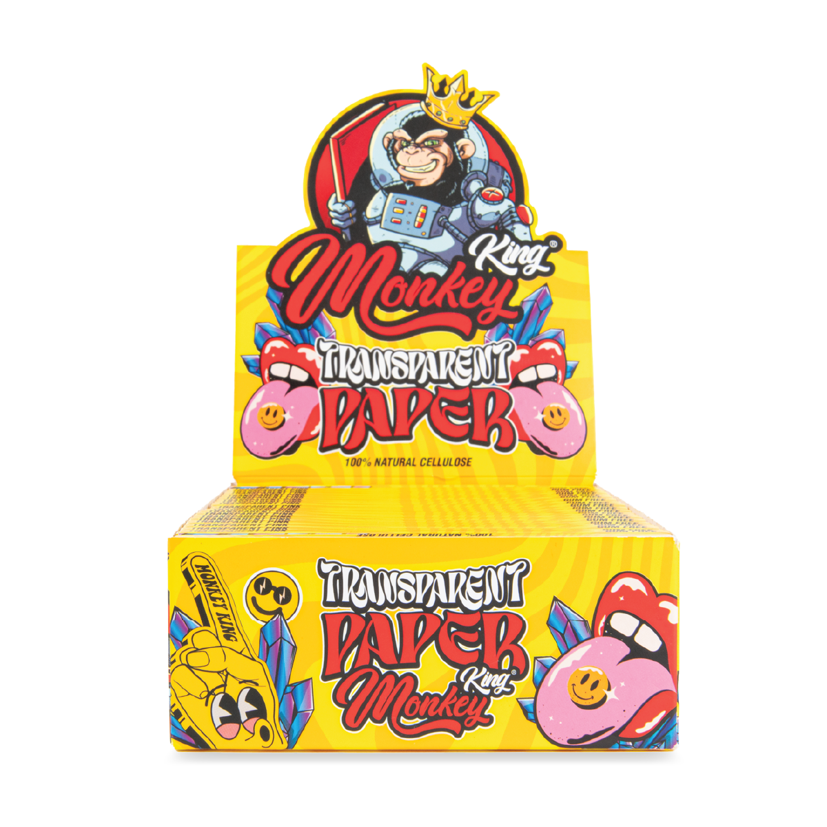 Monkey King Cellulose Wraps: Transparent - King Size - Image 6