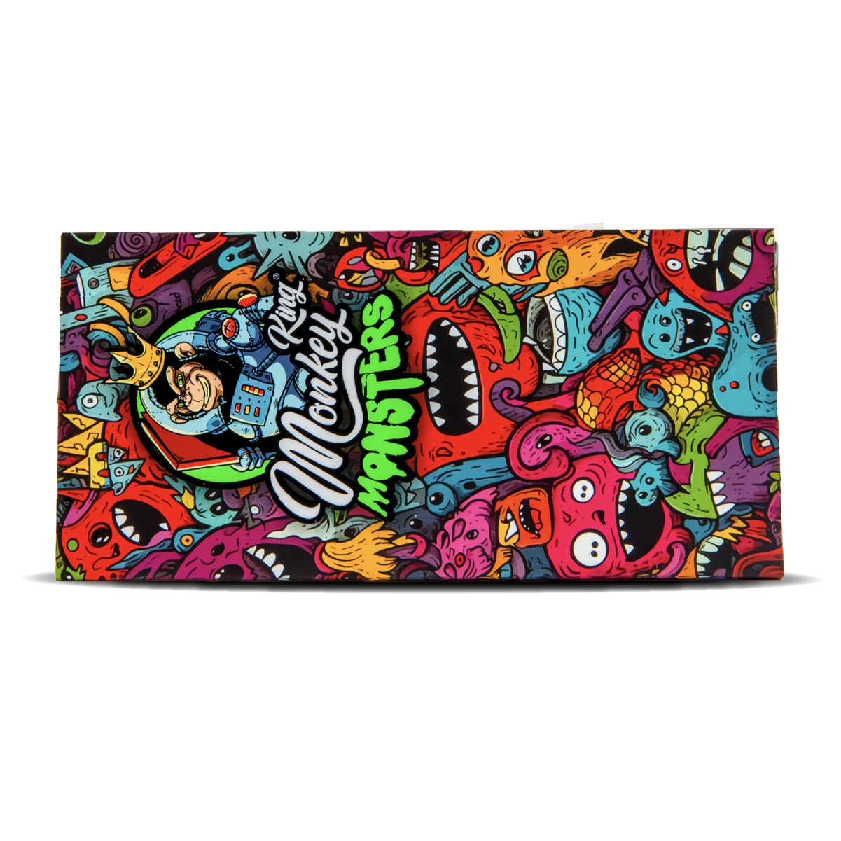 Monkey King Papers, Tips & Tray: Magnetic Monsters Edition - King Size Unbleached (24 Pack) - Image 2