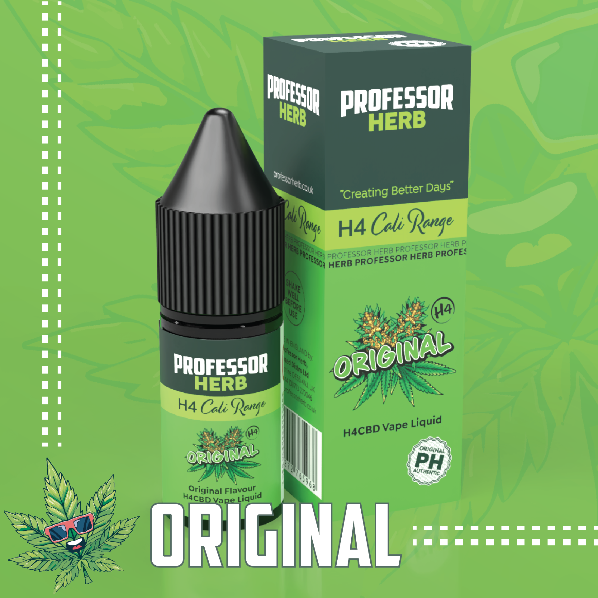 Professor Herb H4CBD Vape Liquid - 1700mg 10ML - Image 17