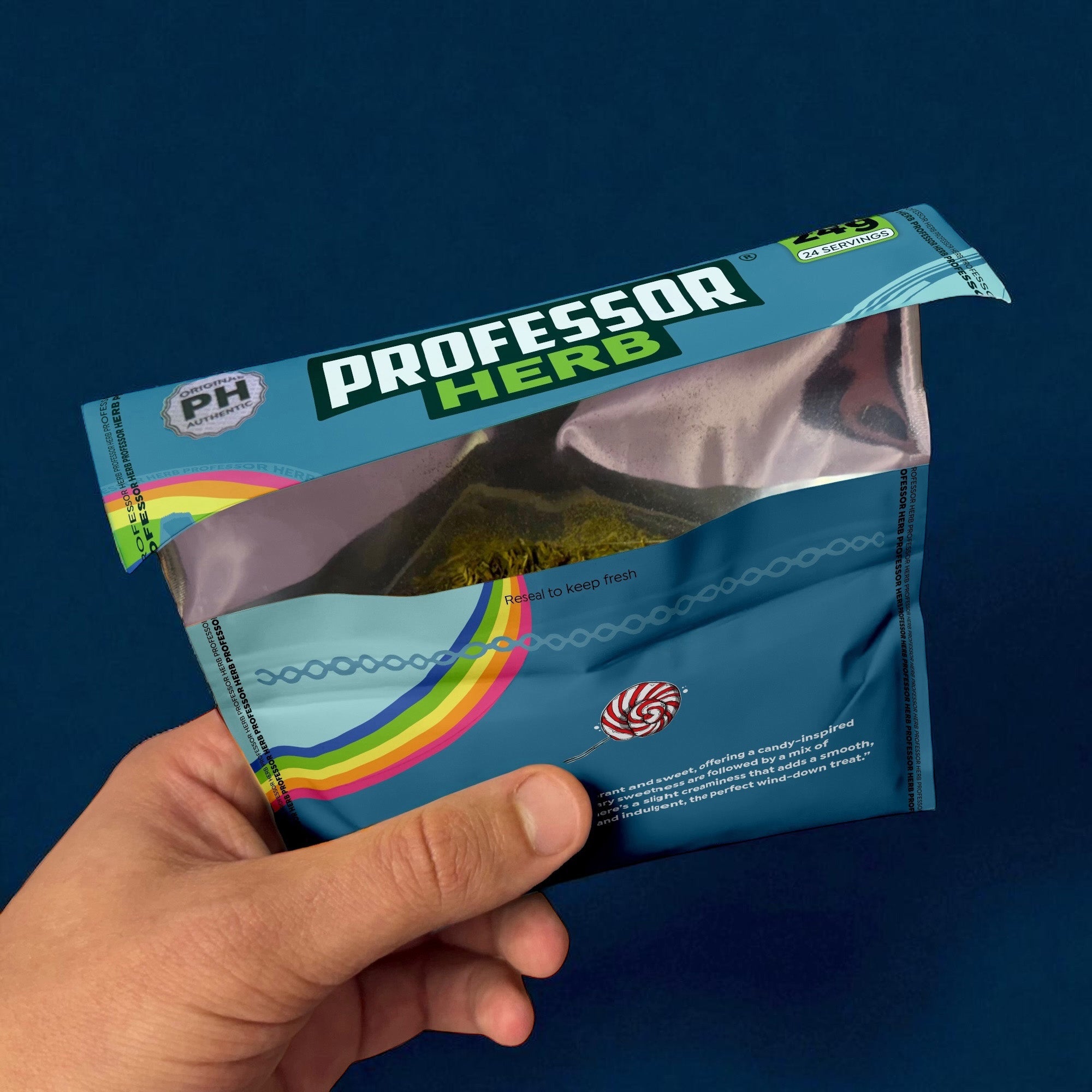 Professor Herb Premium Hemp Blend (24g) - Rainbow Candy - Image 4