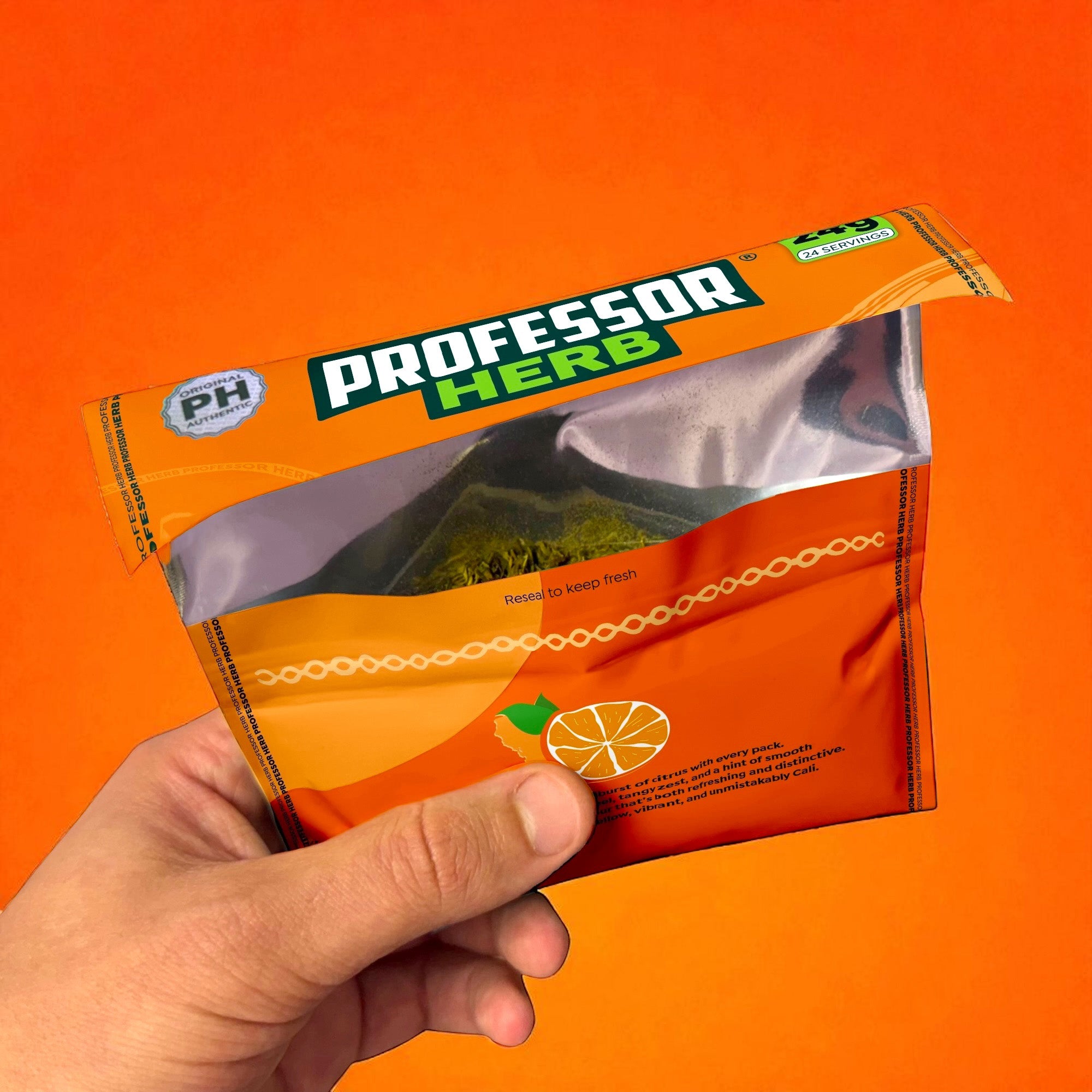 Professor Herb Premium Hemp Blend (24g) - Cali Orange - Image 4