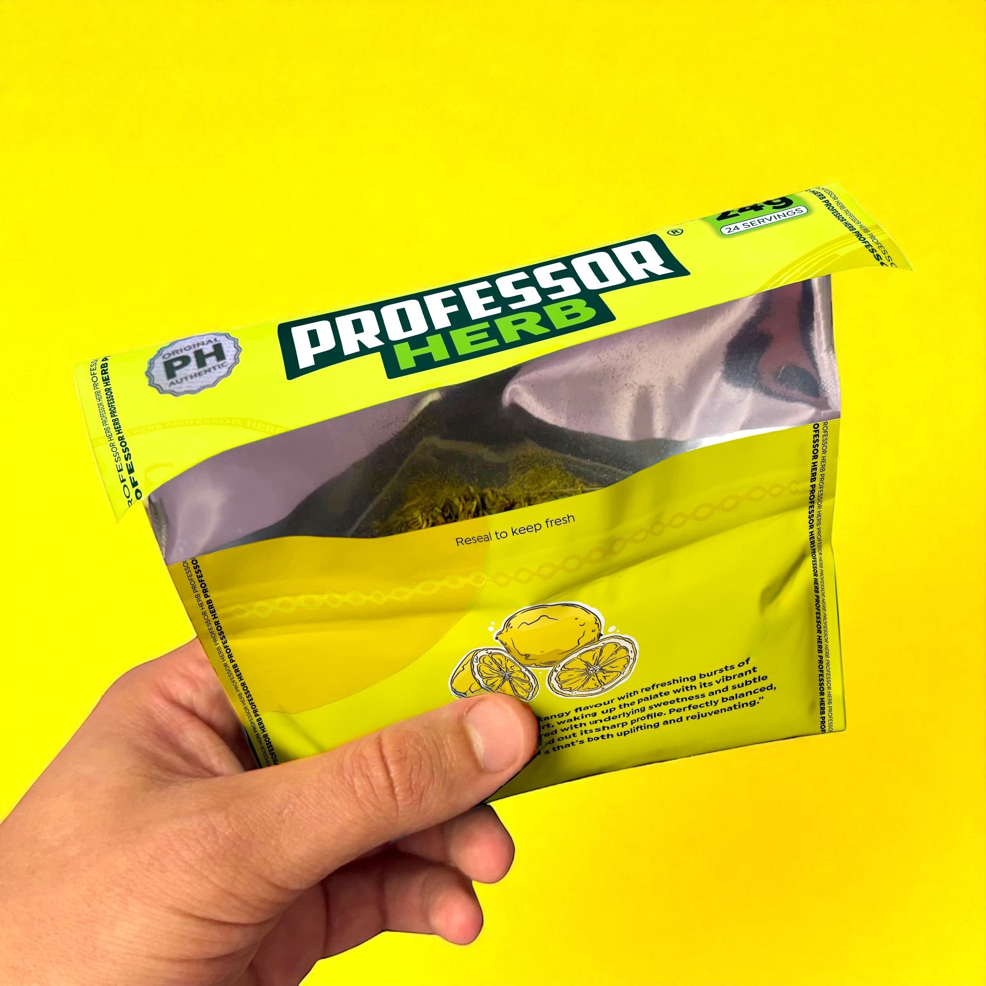 Professor Herb Premium Hemp Blend (Box of 10) - Lemon - Image 2