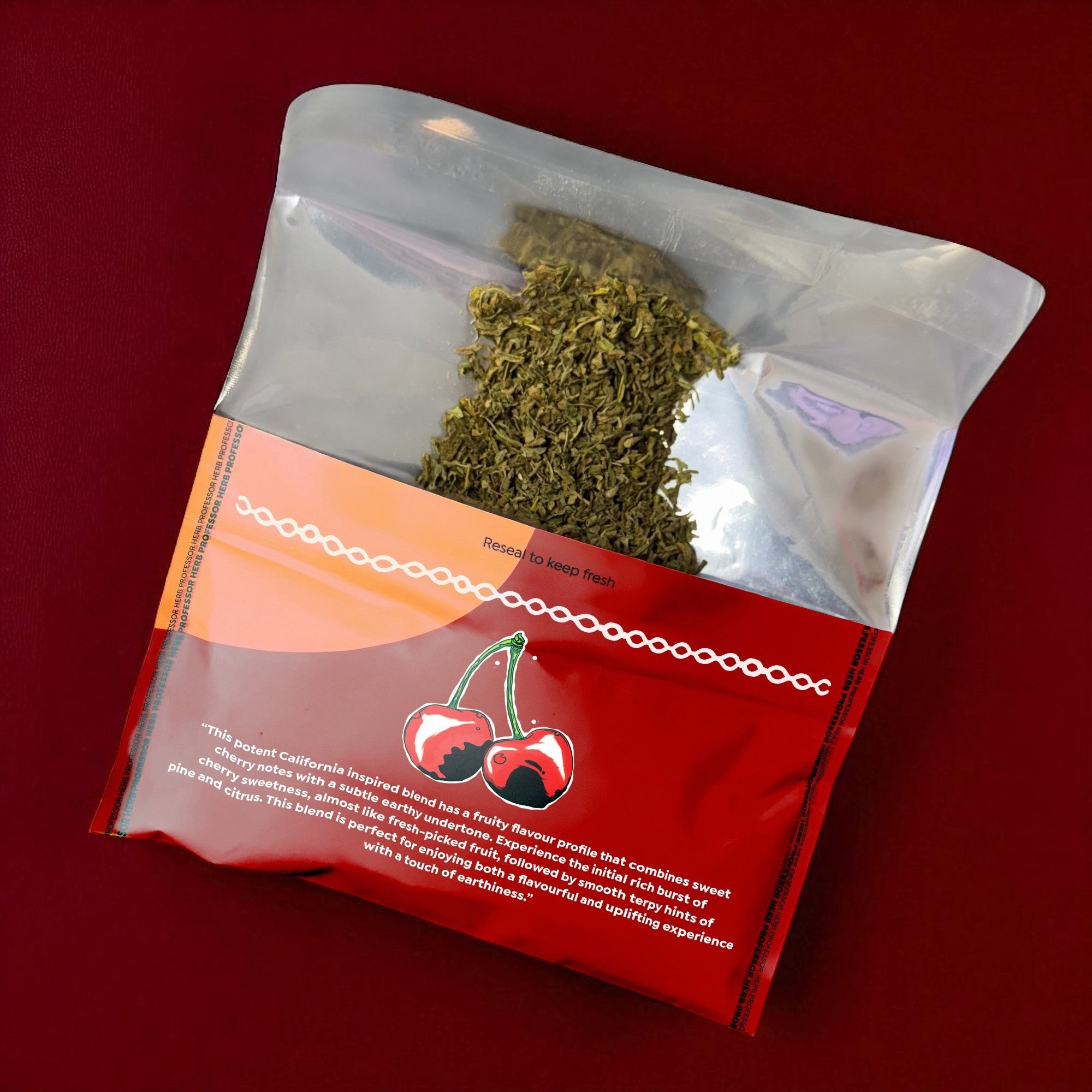 Professor Herb Premium Hemp Blend (24g) - Cherry Bomb - Image 2