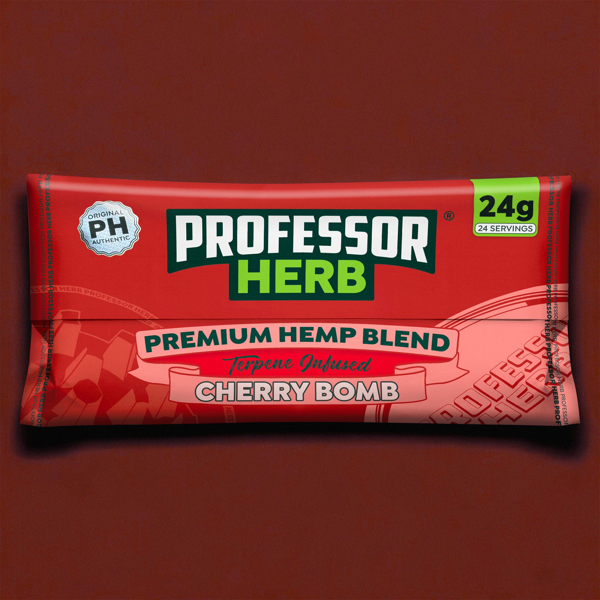 Professor Herb Premium Hemp Blend (24g) - Cherry Bomb