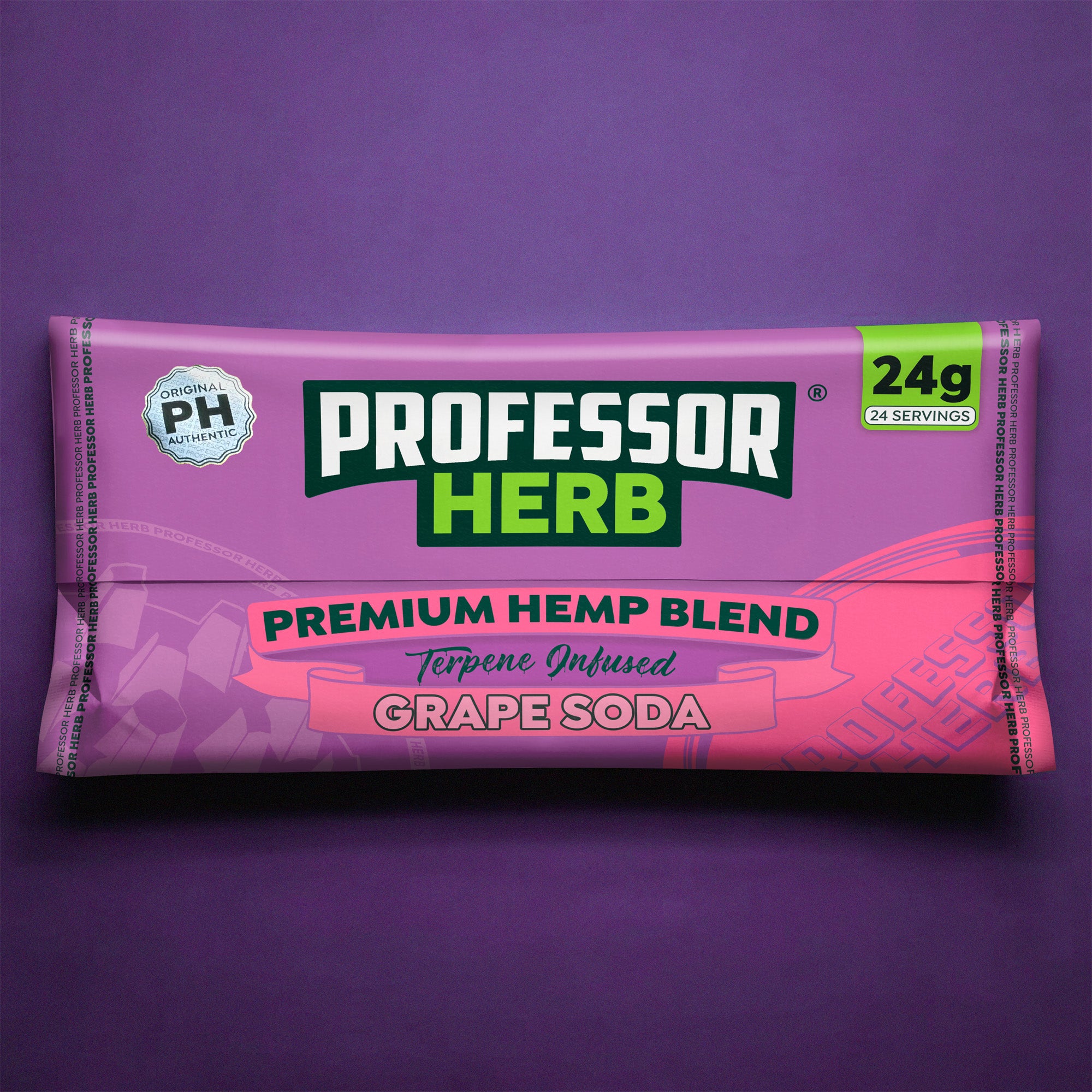 Professor Herb Premium Hemp Blend (24g) - Grape Soda