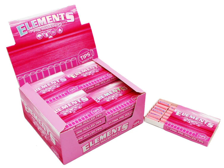 Elements Pink Pre-Rolled Tips - Image 2