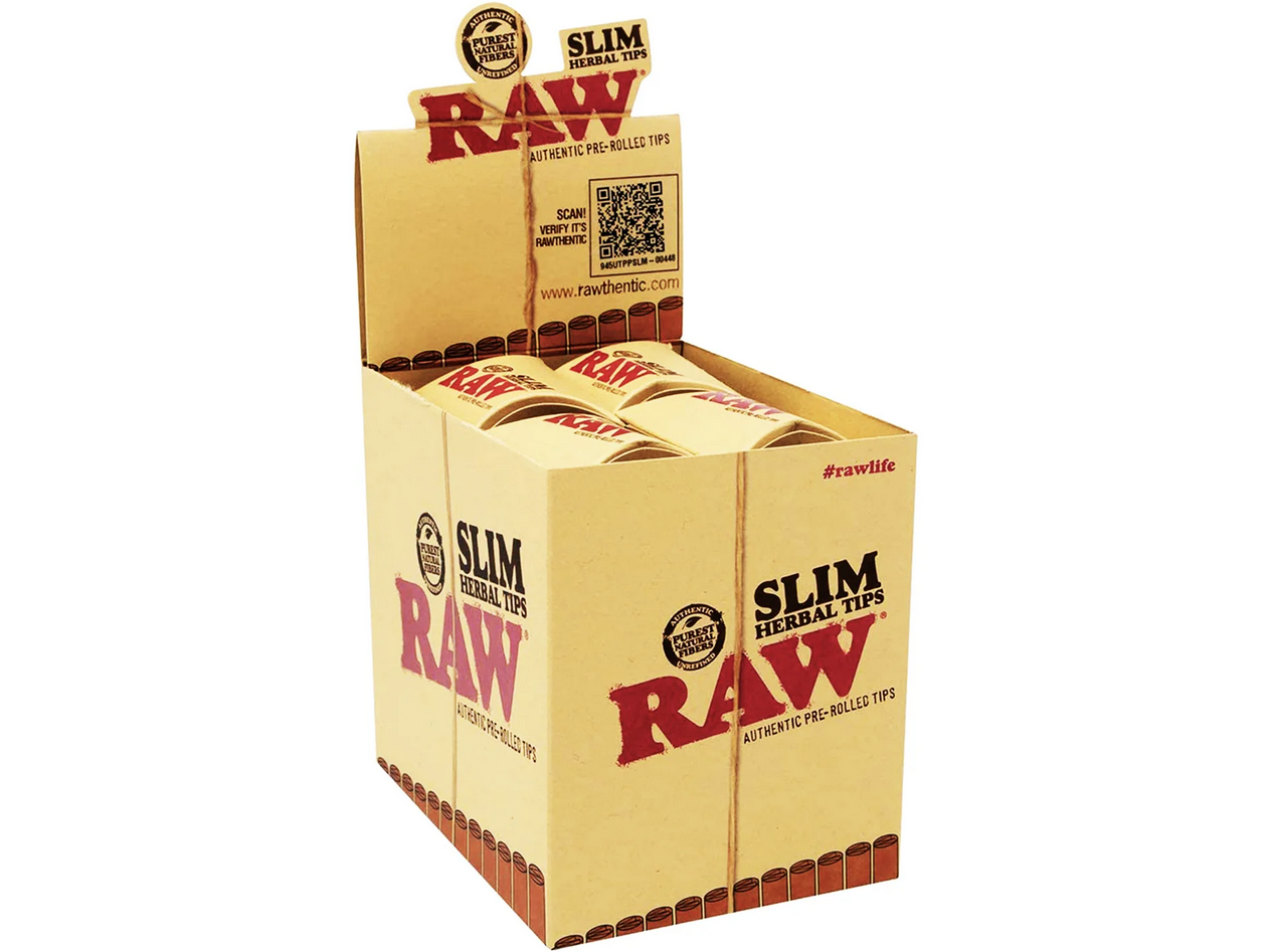 RAW Pre-Rolled Slim Tips - Image 3