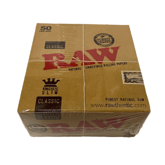 RAW Classic King Size Slim Rolling Papers - Image 2