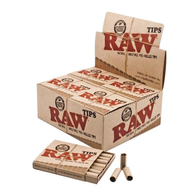 RAW Natural Unrefined Pre-rolled Tips - Image 2