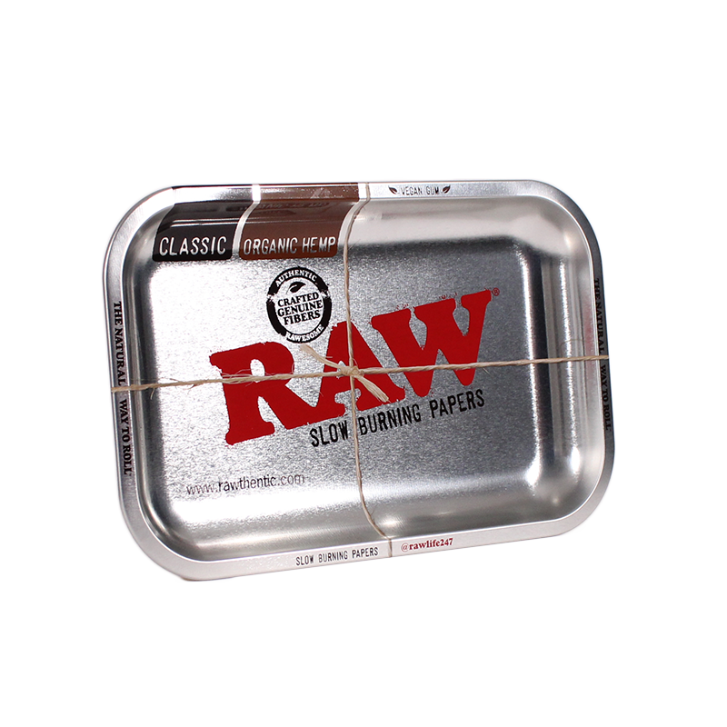RAW 'Metallic' Rolling Tray (Small 11" x 7")