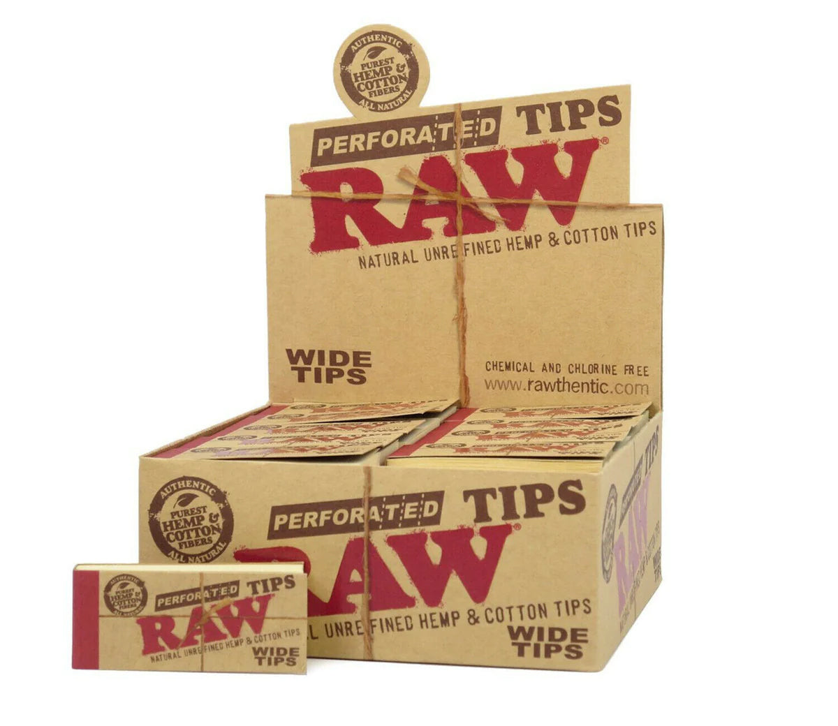 RAW Perforated Classic Wide Tips - Image 2