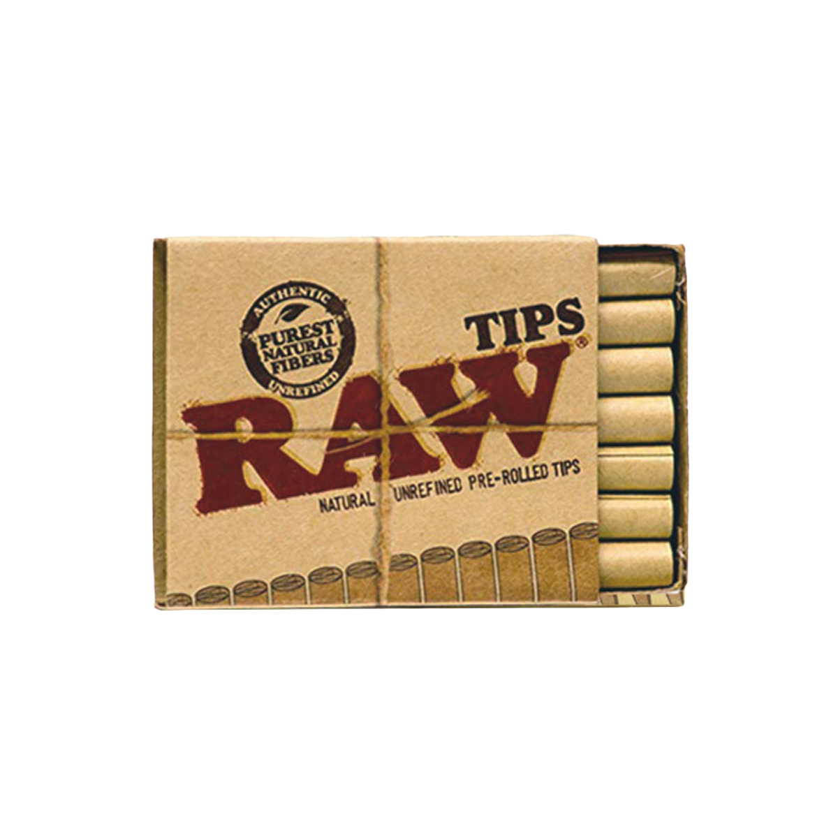 RAW Natural Unrefined Pre-rolled Tips