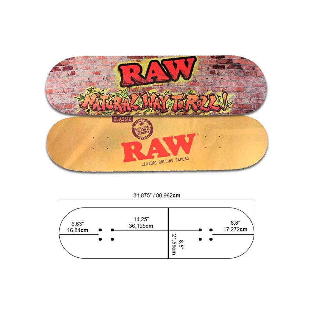 RAW Skateboard Deck - Image 8