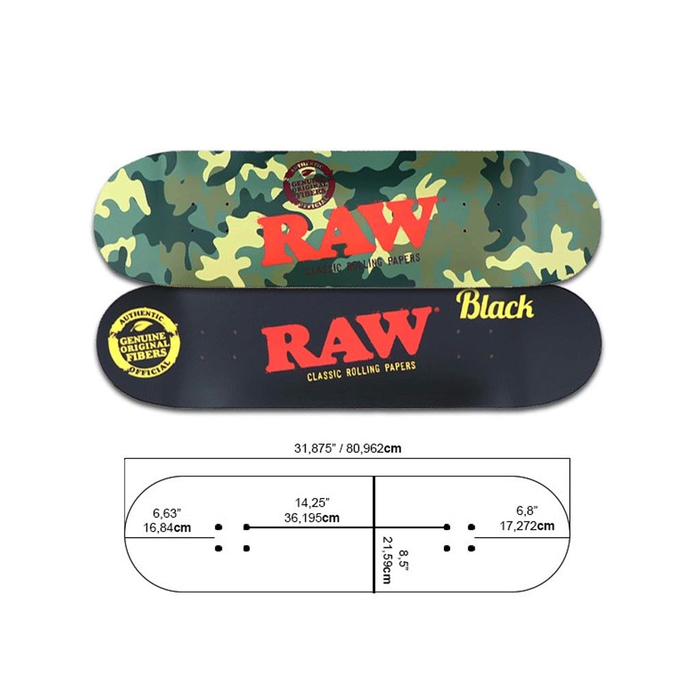 RAW Skateboard Deck - Image 6