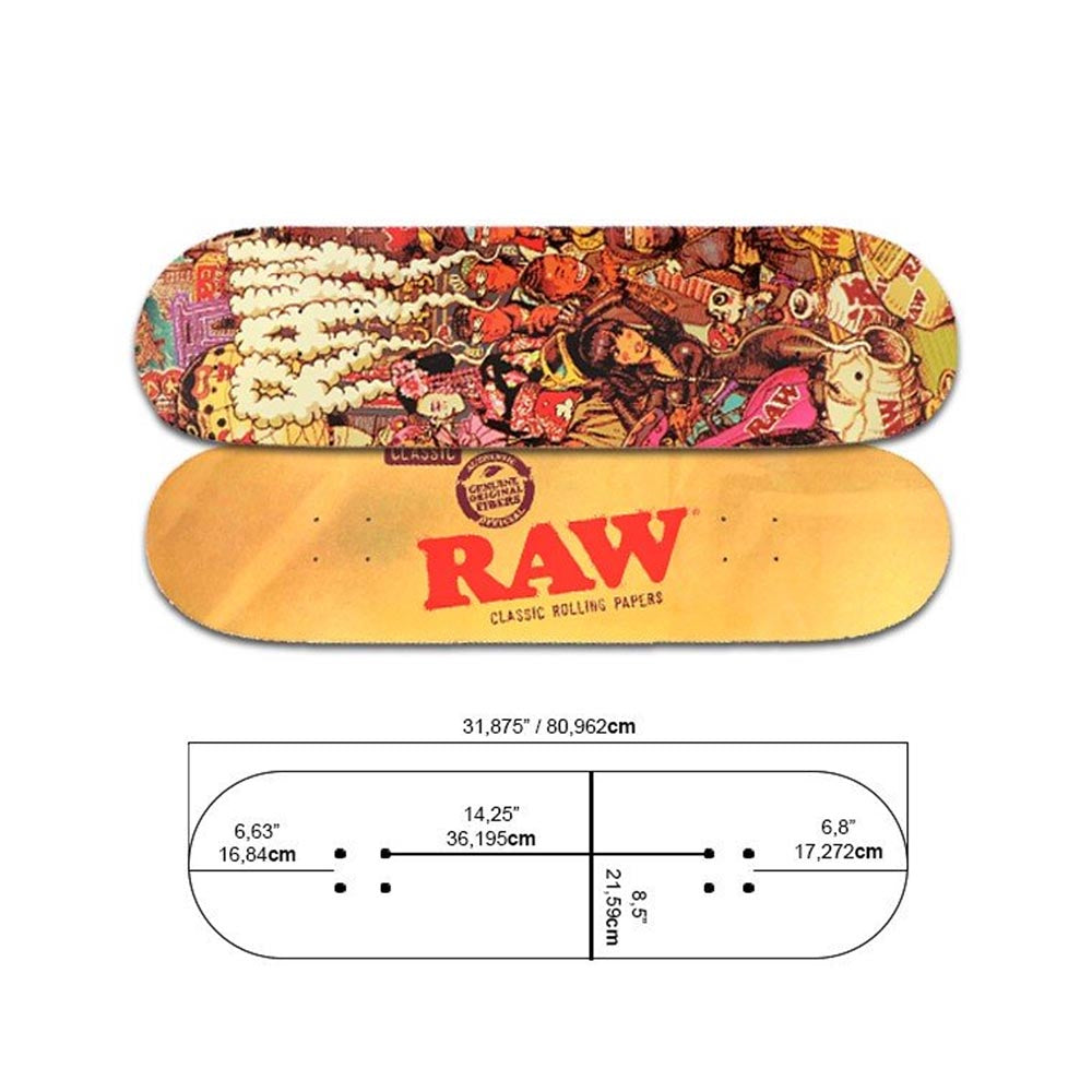 RAW Skateboard Deck - Image 4