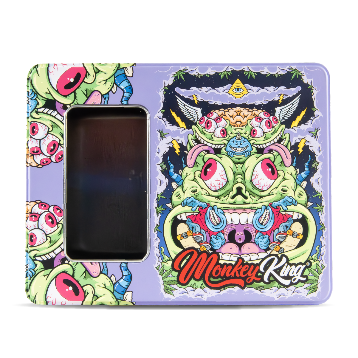Monkey King Large Metal Storage Box with Window - Image 5