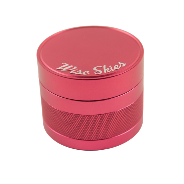 Wise Skies 4 Piece Ziggy Grinder — Pink