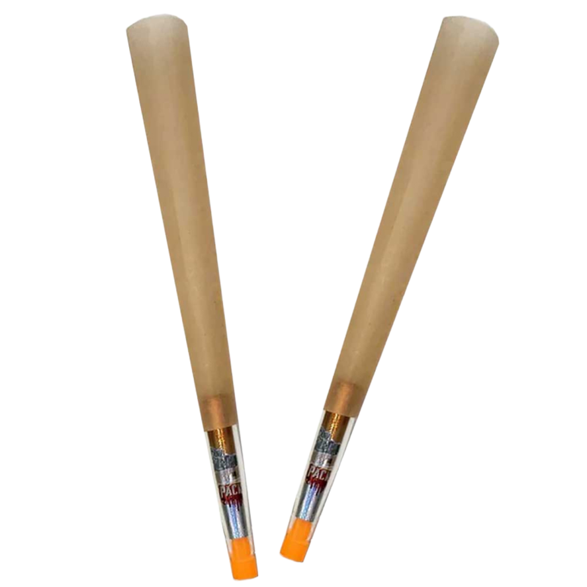 Packs x Glones Glass Tip 2 x Cones - Natural - King Size (Twin Pack)