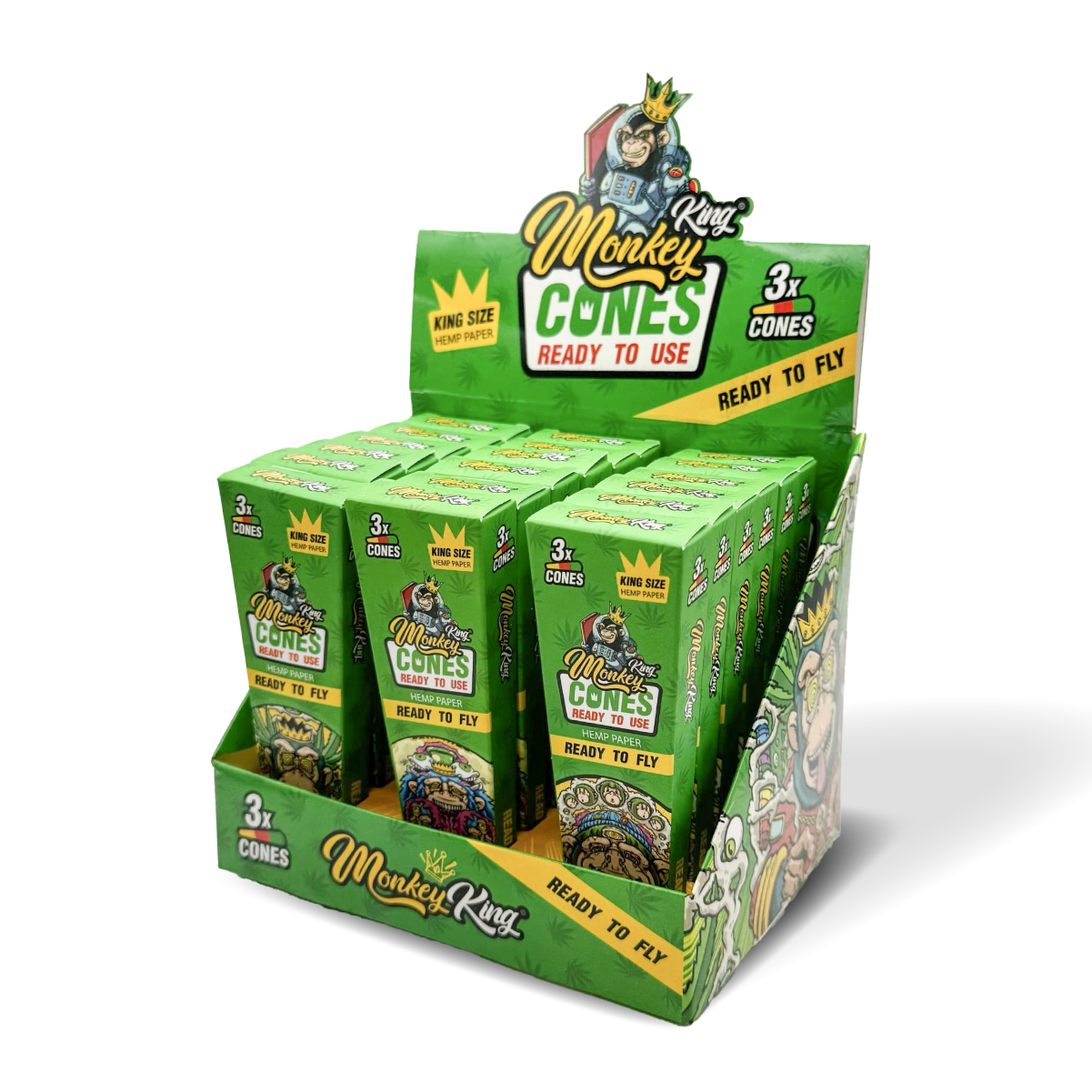 Monkey King Pre-Rolled Cones: Hemp - Image 2