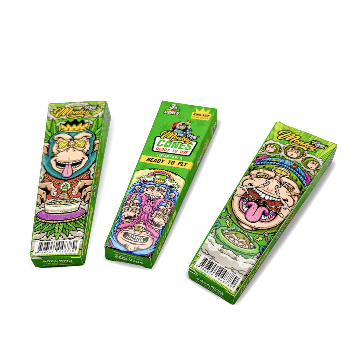 Monkey King Pre-Rolled Cones: Hemp